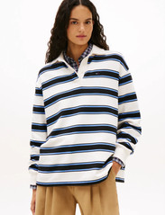 supreme rugby ラグビー　punkandyo fti Tommy Jeans Tjw Rlx S-flag Stripe Rugby Ext (TJSDW0DW22540