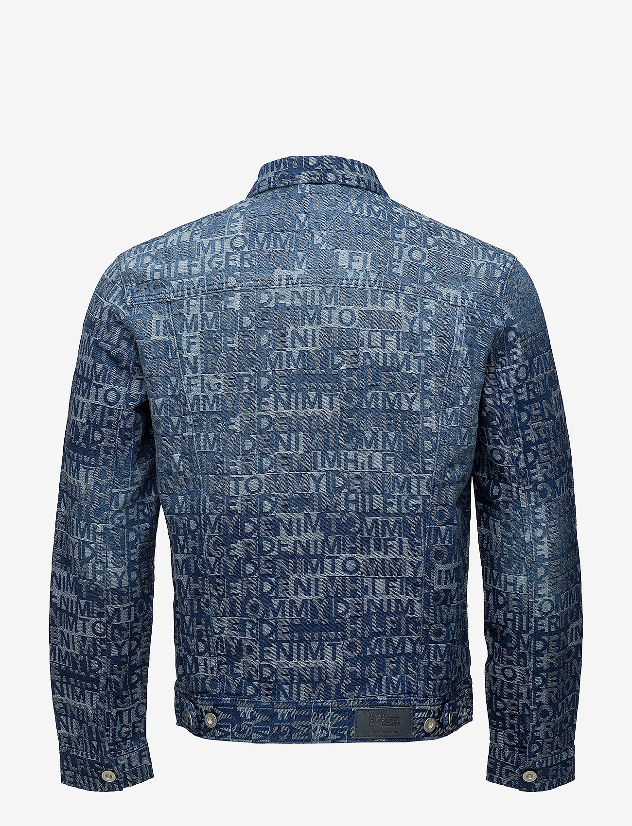 Tommy Jeans - THDM TOMMY JACQUARD DENIM TRUCKER - tommy jacquard denim - 1
