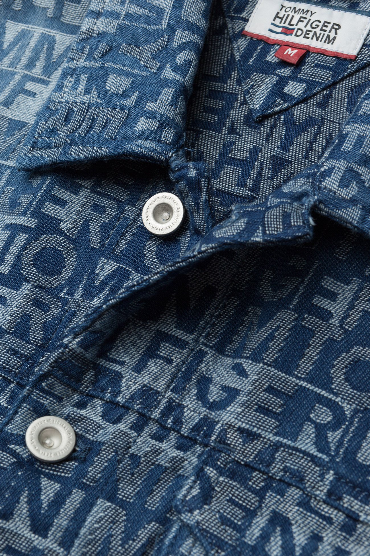 Tommy Jeans - THDM TOMMY JACQUARD DENIM TRUCKER - tommy jacquard denim - 2