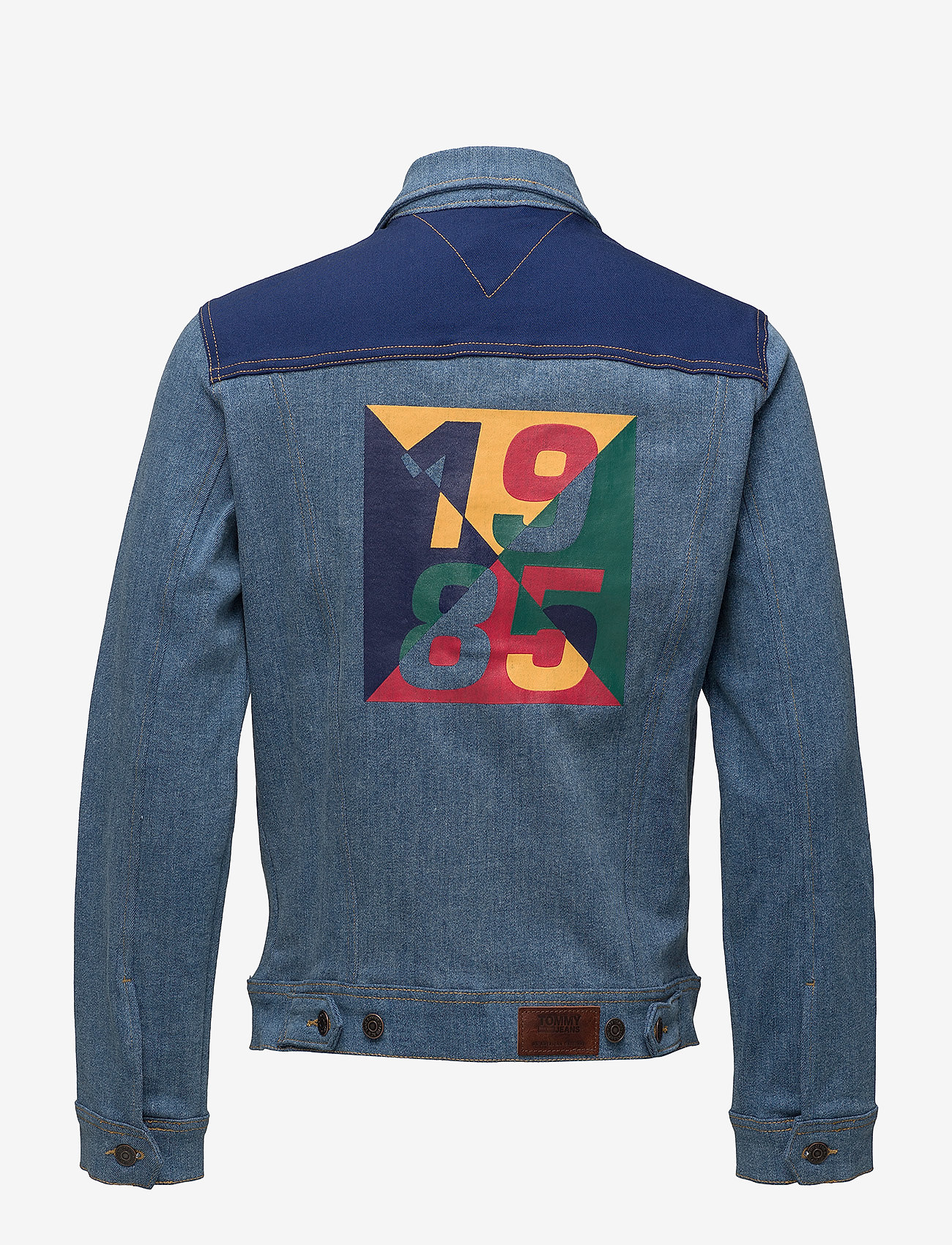 Tommy Jeans - TJM CLASSIC TRUCKER JKT CBMBLCO - color block mid blue comfort - 1