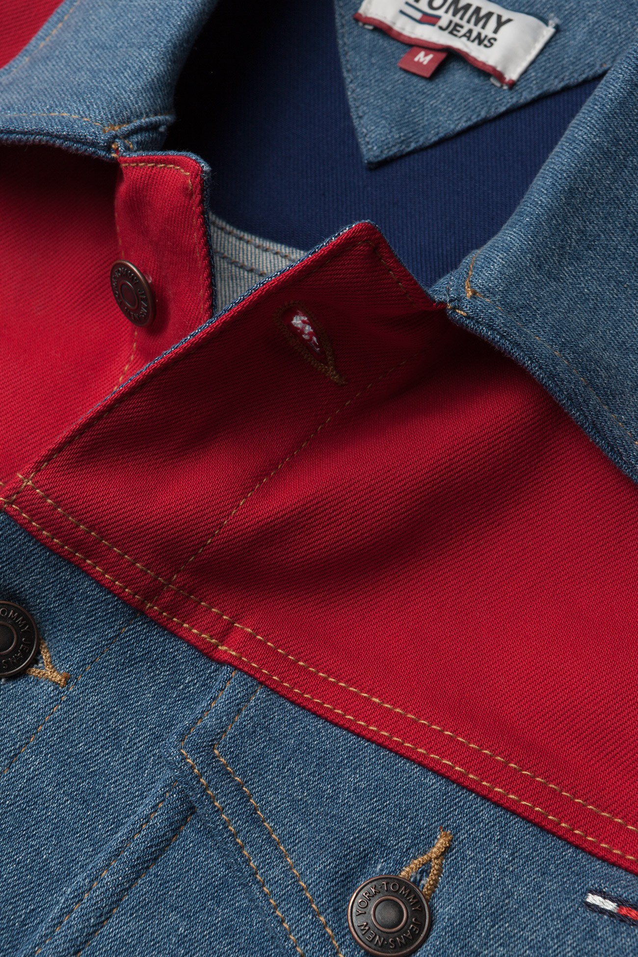 Tommy Jeans - TJM CLASSIC TRUCKER JKT CBMBLCO - color block mid blue comfort - 2