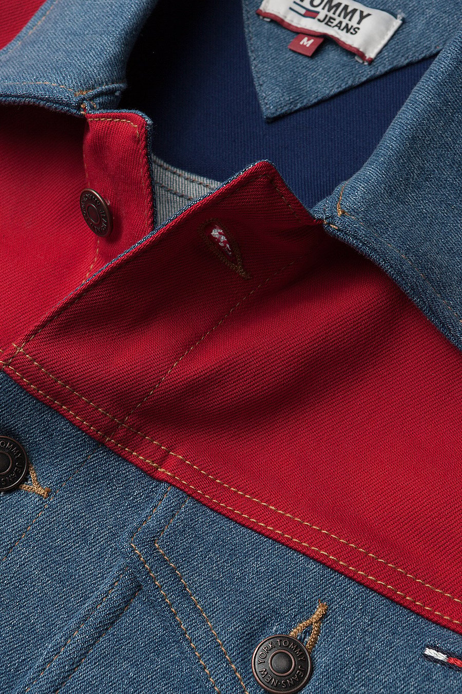 Tommy Jeans - TJM CLASSIC TRUCKER JKT CBMBLCO - color block mid blue comfort - 2
