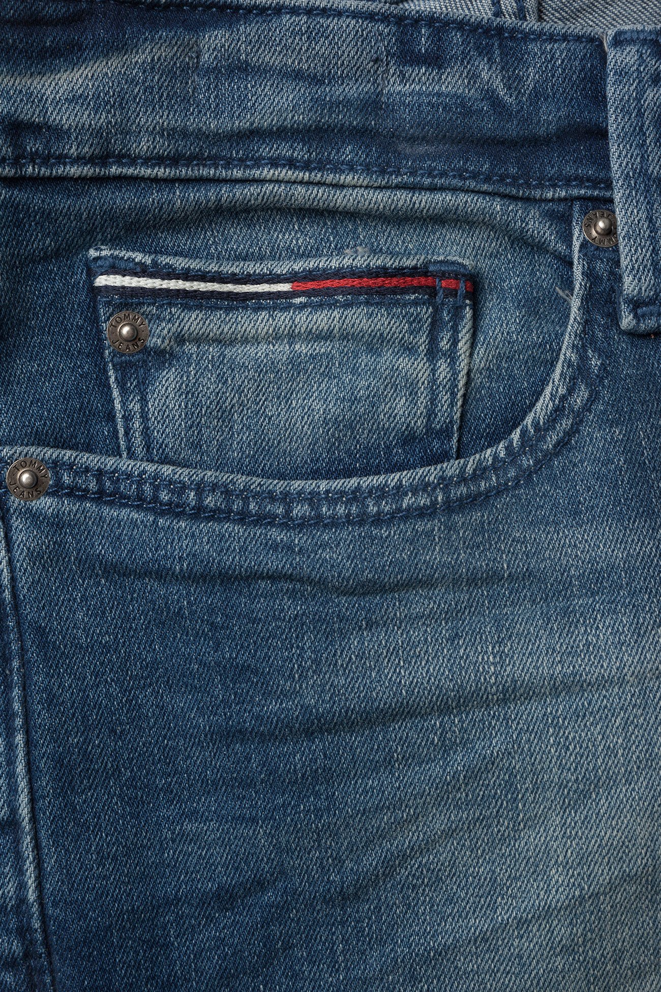 Tommy Jeans - SLIM SCANTON BEMB - berry mid blue comfort - 2