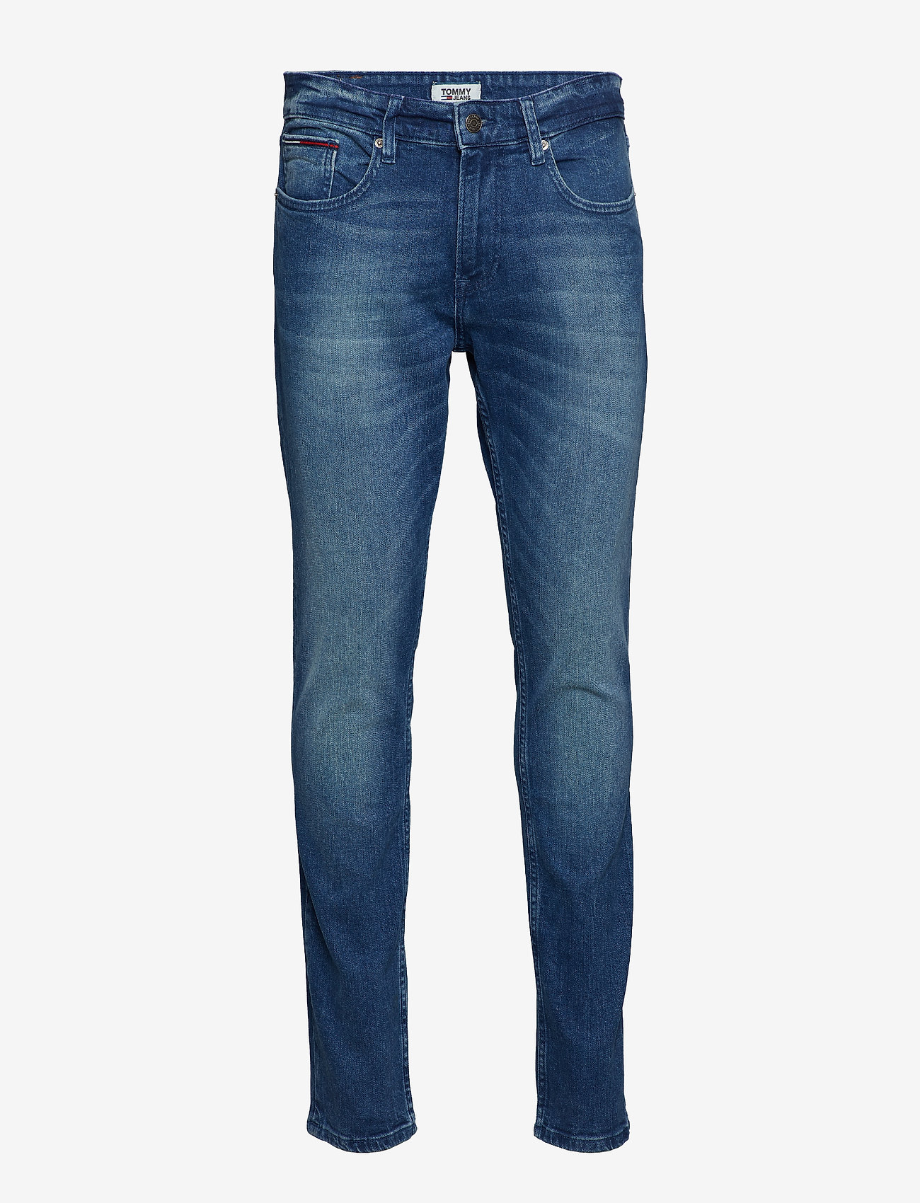 Tommy Jeans - SLIM TAPERED STEVE BEMB - berry mid blue comfort - 0