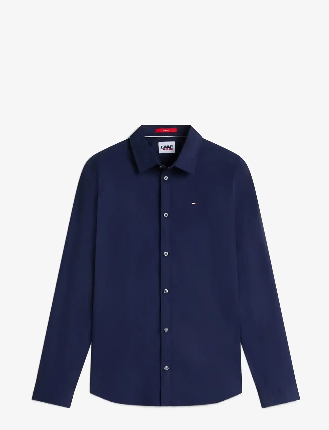 Tommy Jeans - TJM ORIGINAL STRETCH SHIRT - casual hemden - black iris - 1