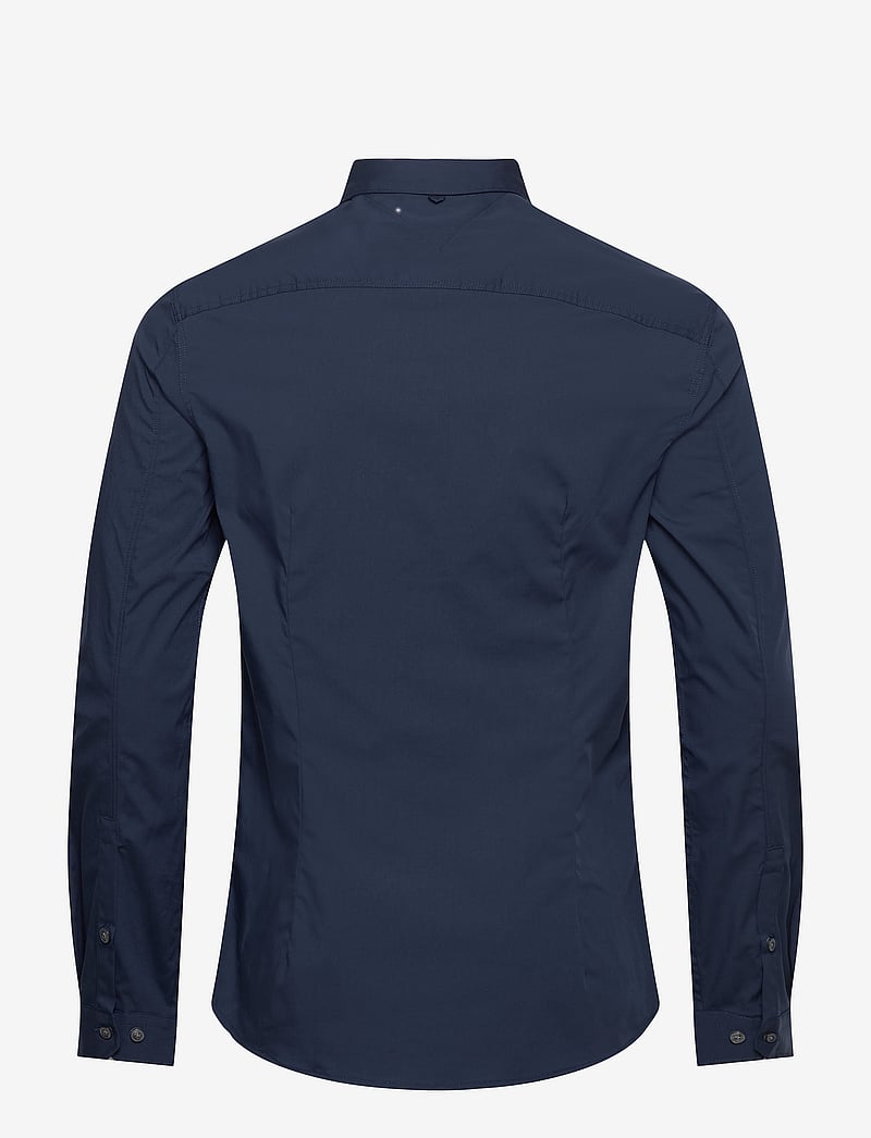 Tommy Jeans - TJM SLIM ORIGINAL STRETCH SHIRT - koszule casual - black iris - 2