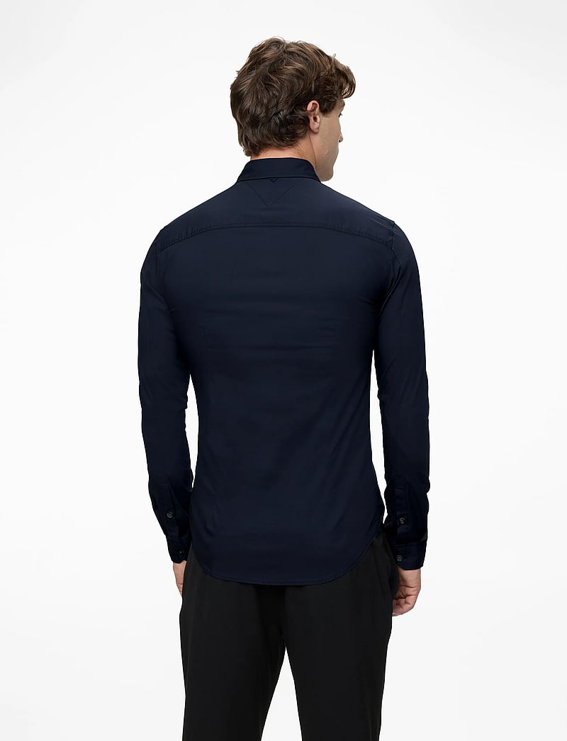 Tommy Jeans - TJM ORIGINAL STRETCH SHIRT - casual hemden - black iris - 5