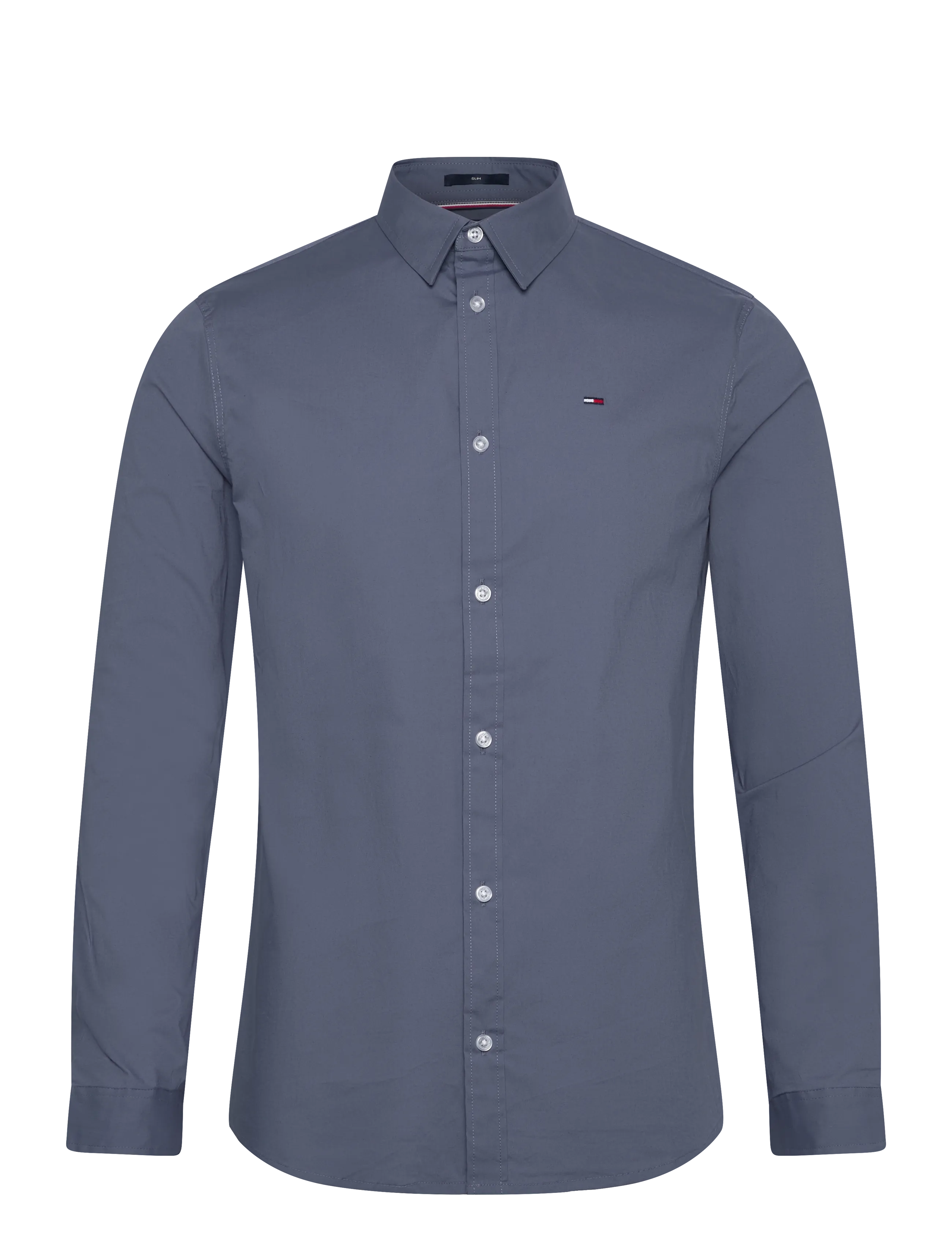 Tommy Jeans TJM ORIGINAL STRETCH SHIRT - Rõivad - BLUE MOMENT / blue
