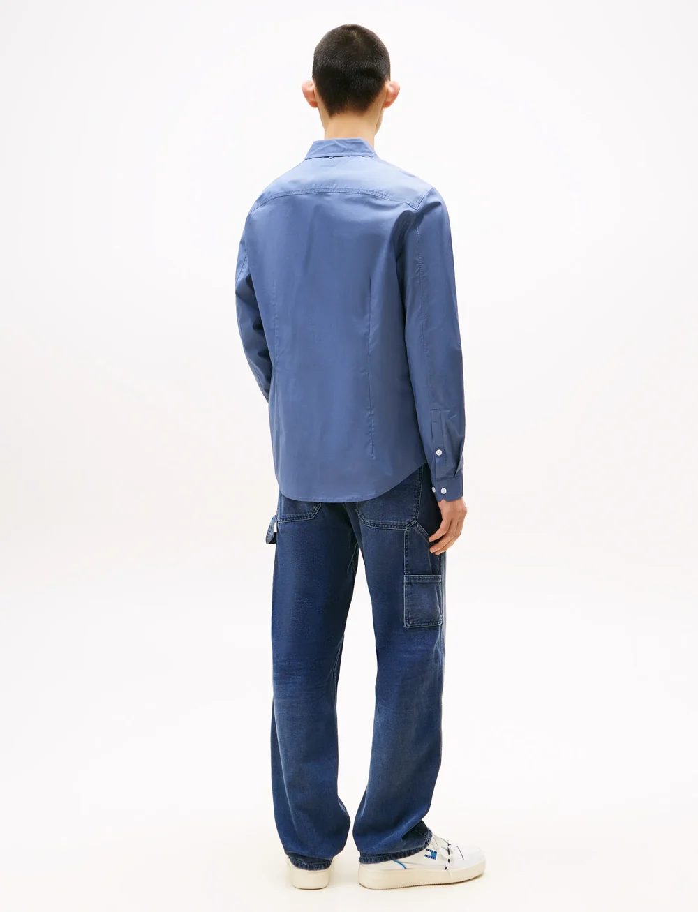 Tommy Jeans - TJM ORIGINAL STRETCH SHIRT - casual hemden - blue moment - 4