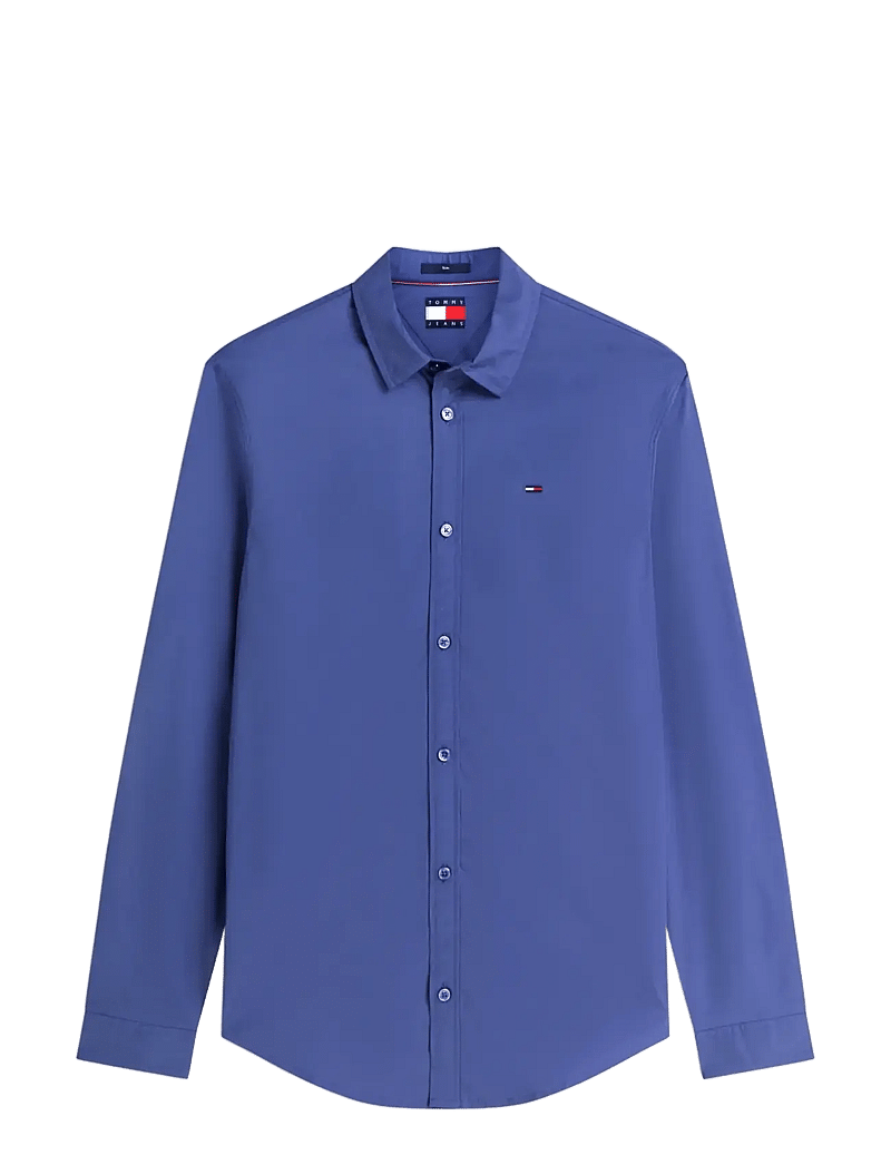 Tommy Jeans - TJM ORIGINAL STRETCH SHIRT - casual hemden - blue storm - 1