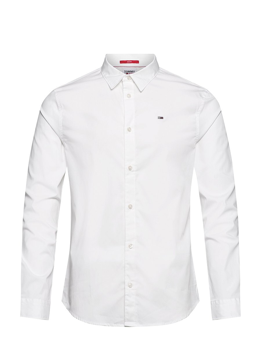 Tommy Jeans - TJM ORIGINAL STRETCH SHIRT - freizeithemden - classic white - 1