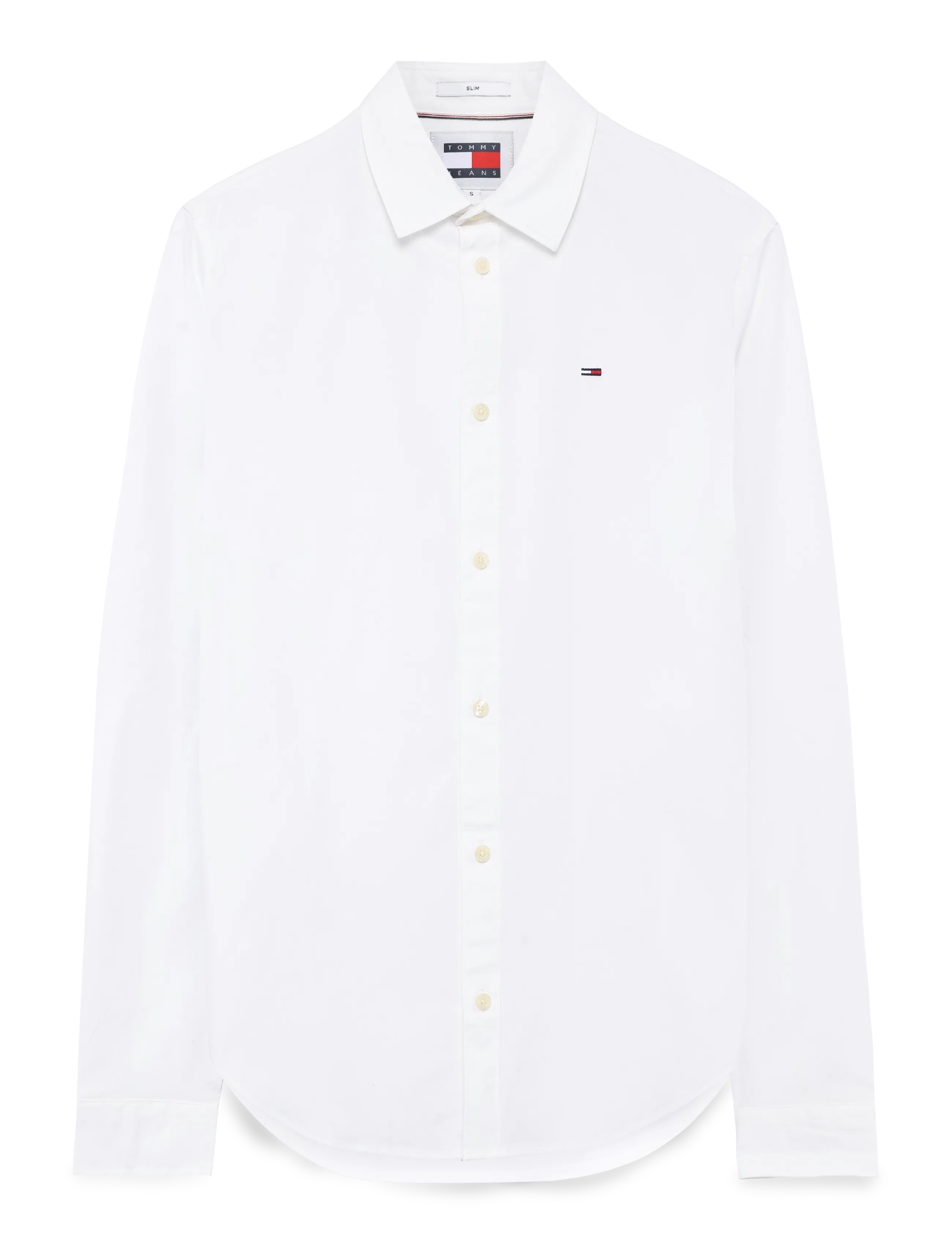 Tommy Jeans TJM ORIGINAL STRETCH SHIRT - Skjortor - CLASSIC WHITE / white