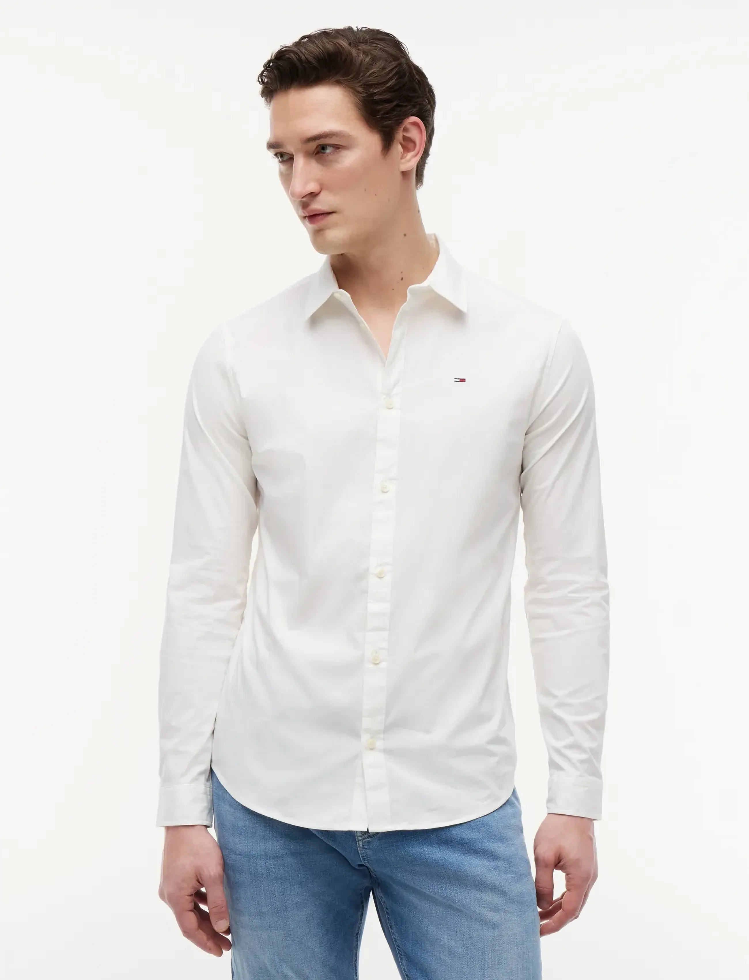 TOMMY JEANS Tjm Original Stretch Shirt skjortor & blusar herr – bild 7