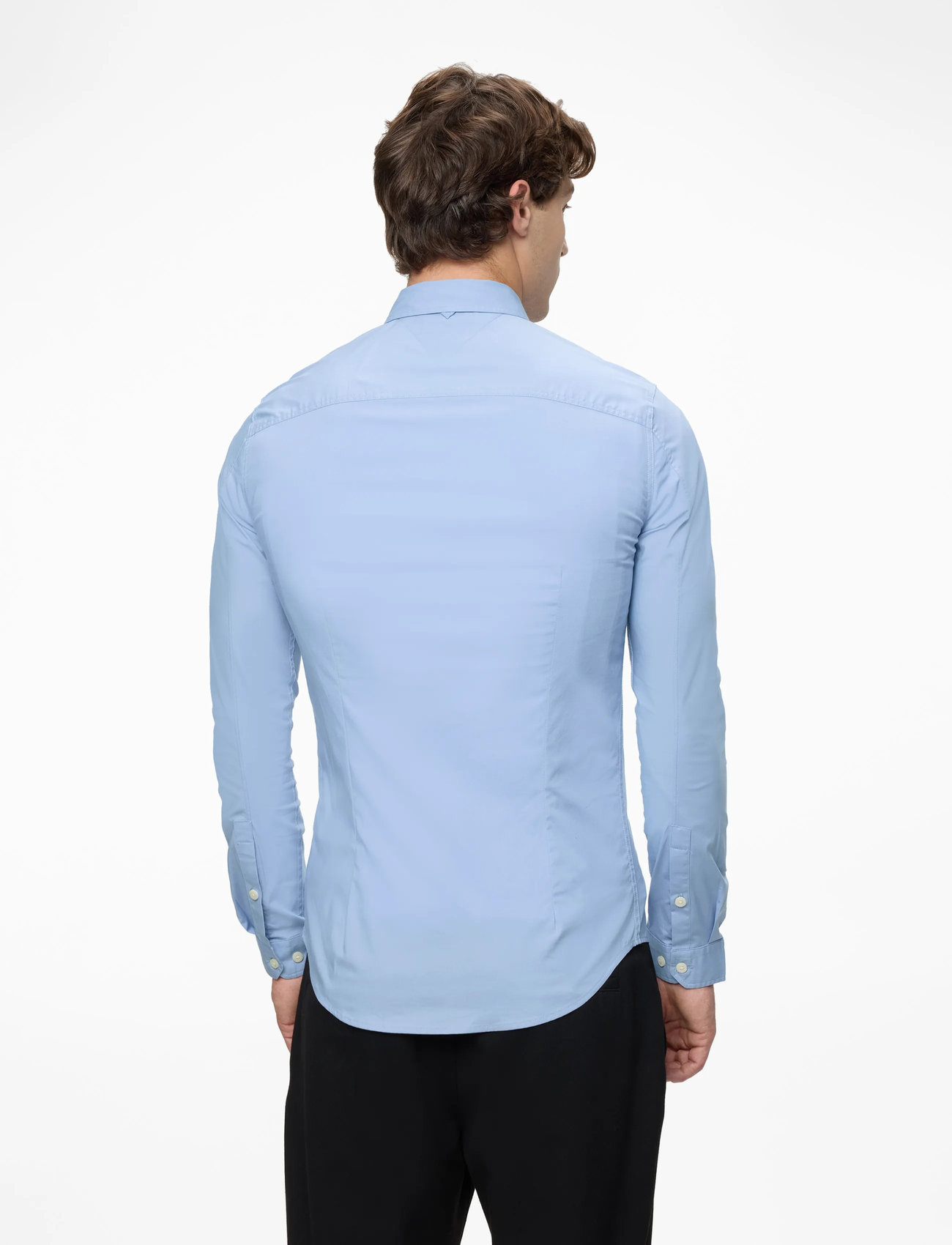 Tommy Jeans - TJM ORIGINAL STRETCH SHIRT - vabaajasärgid - lavender lustre - 5