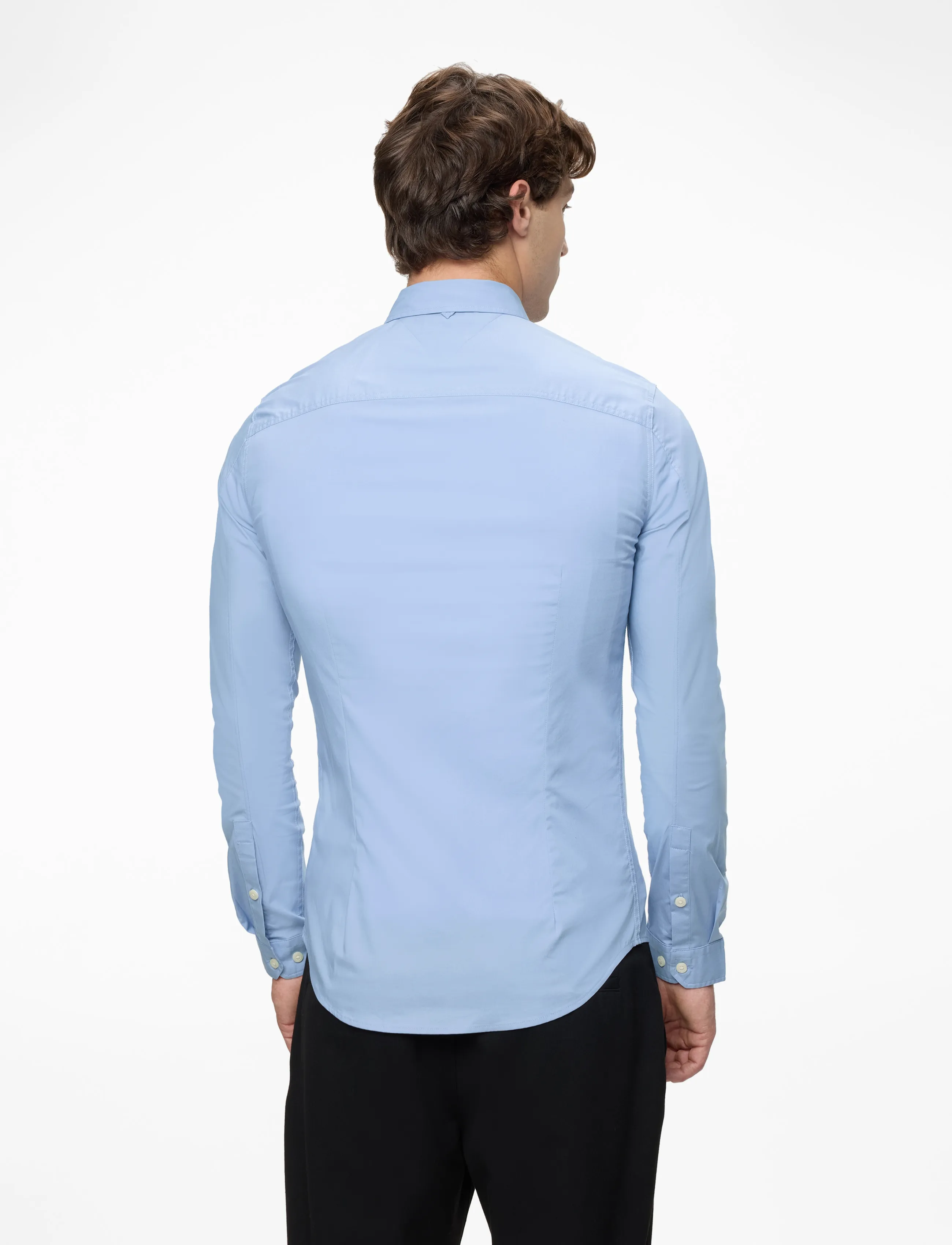 Tommy Jeans - TJM ORIGINAL STRETCH SHIRT - casual skjortor - lavender lustre - 5
