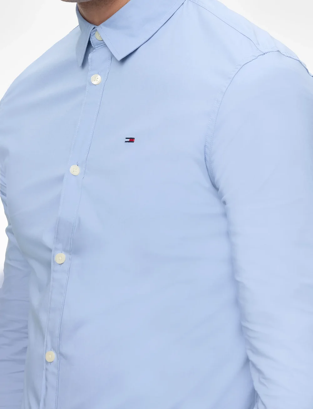 Tommy Jeans - TJM ORIGINAL STRETCH SHIRT - vabaajasärgid - lavender lustre - 5