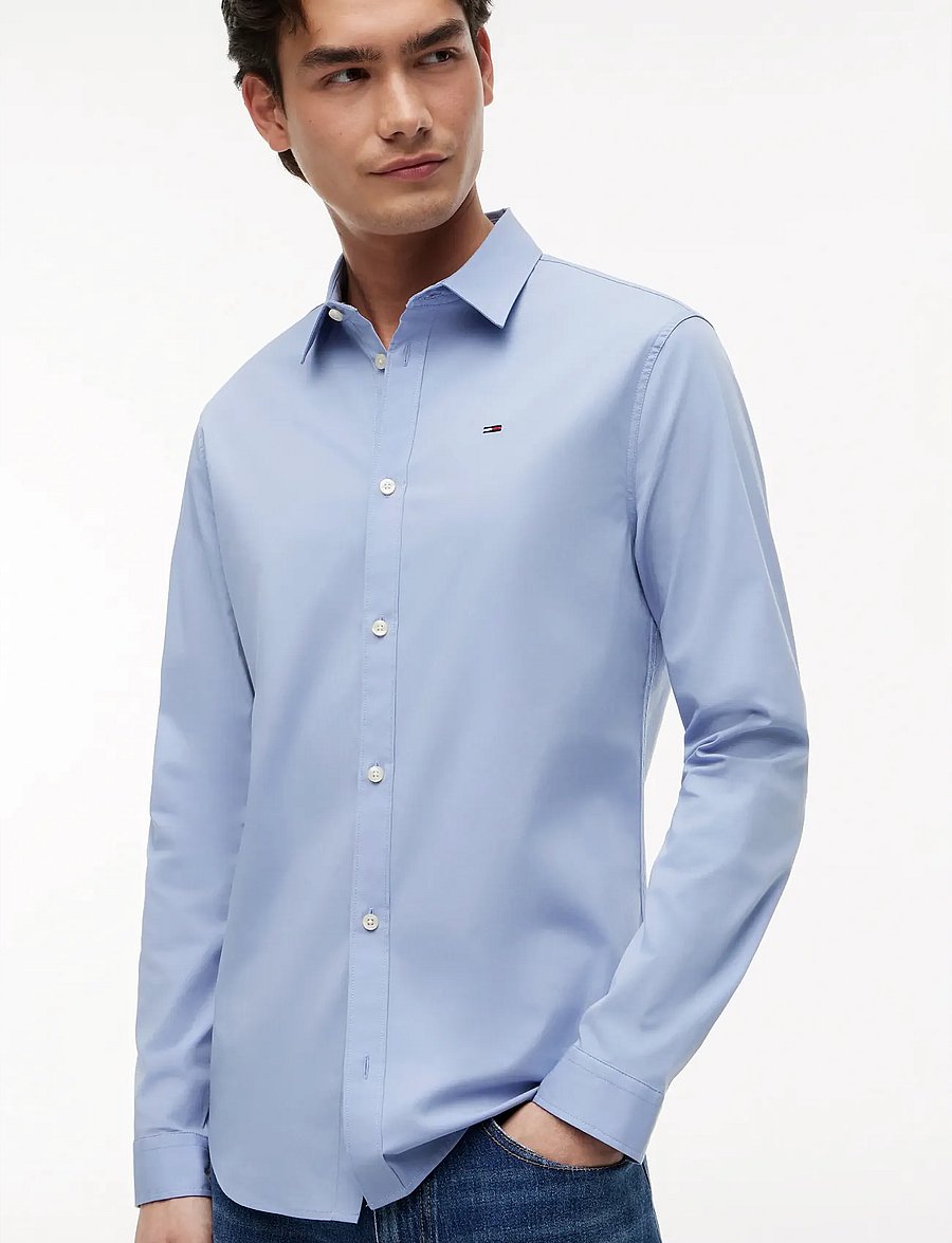 Tommy Jeans - TJM ORIGINAL STRETCH SHIRT - freizeithemden - lavender lustre - 3
