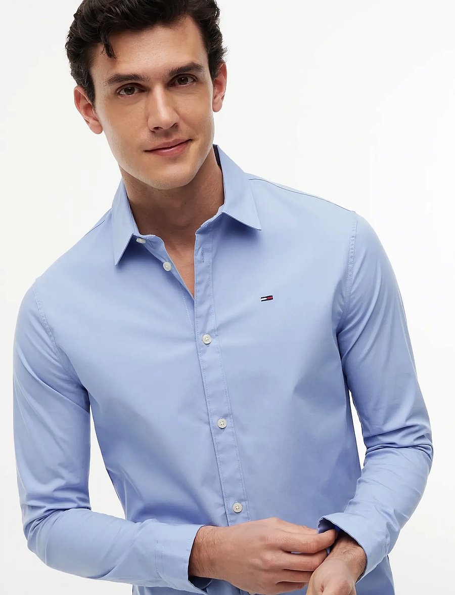 Tommy Jeans - TJM ORIGINAL STRETCH SHIRT - freizeithemden - lavender lustre - 3