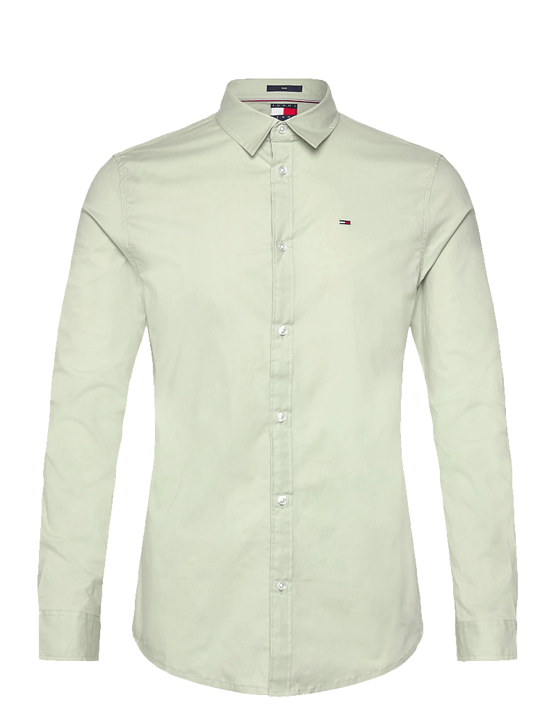Tommy Jeans - TJM ORIGINAL STRETCH SHIRT - casual hemden - misty sage - 1
