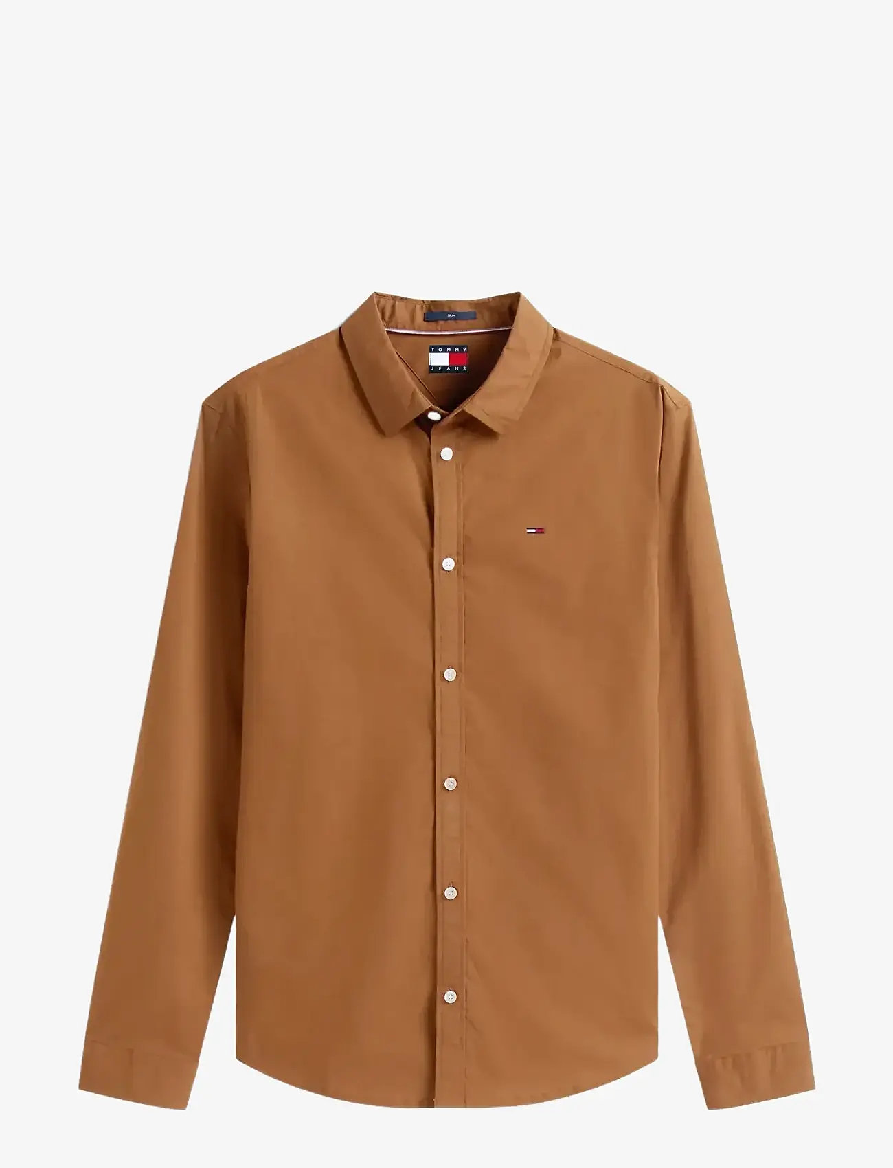 Tommy Jeans - TJM ORIGINAL STRETCH SHIRT - casual shirts - pecan nut - 1