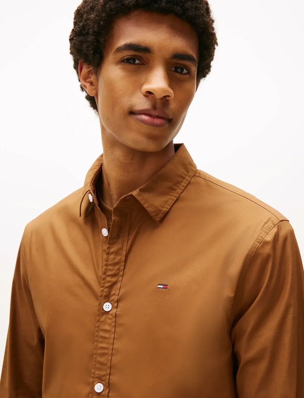 Tommy Jeans - TJM ORIGINAL STRETCH SHIRT - casual hemden - pecan nut - 4