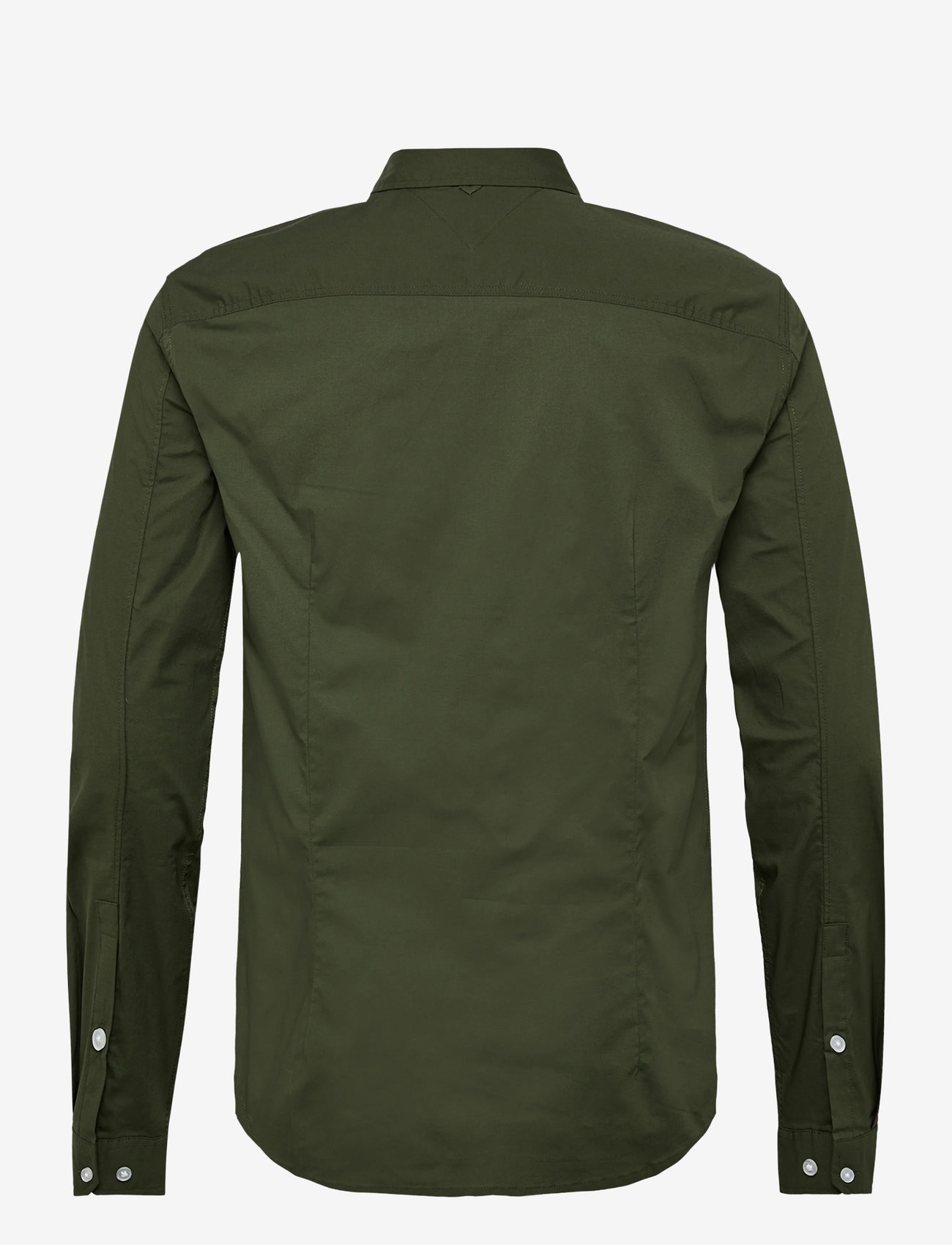 Tommy Jeans - TJM ORIGINAL STRETCH SHIRT - kingitused alla 100€ - pewter green - 1