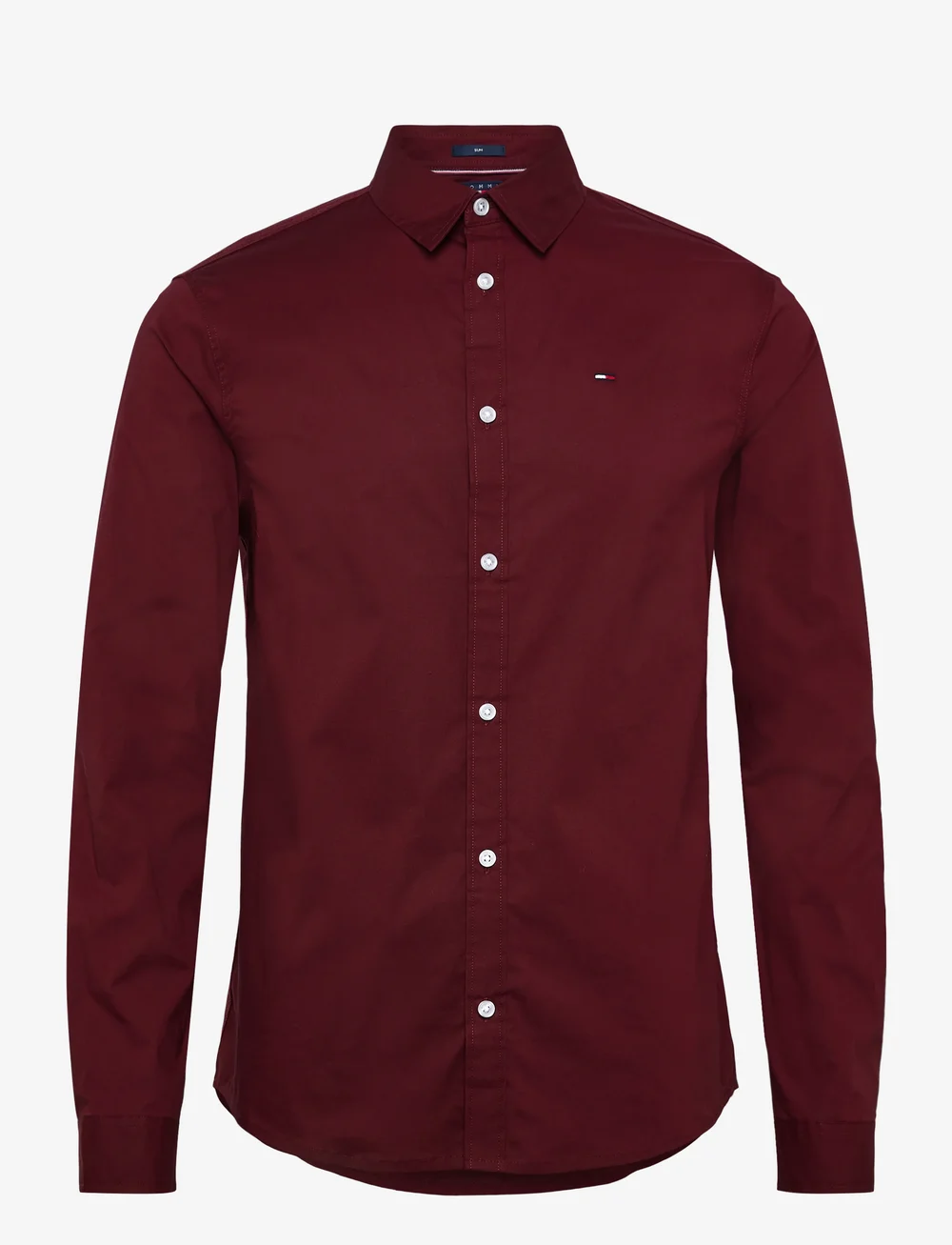Tommy Jeans - TJM ORIGINAL STRETCH SHIRT - casual hemden - red wine - 1