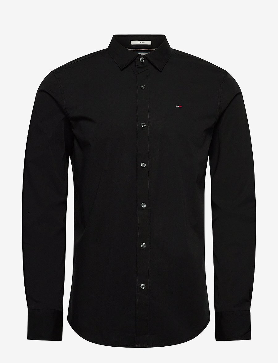 Tommy Jeans - TJM ORIGINAL STRETCH SHIRT - freizeithemden - tommy black - 1