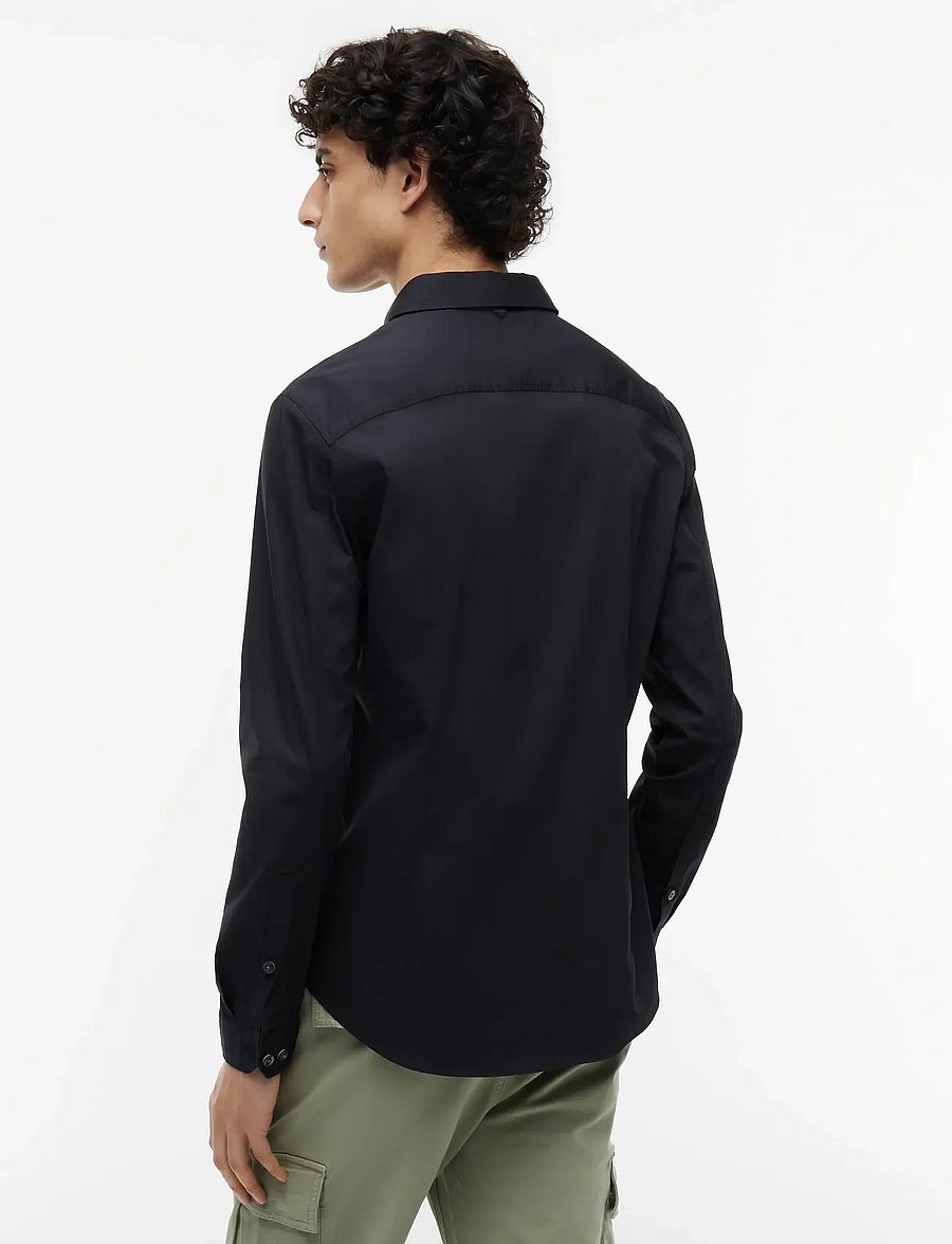 Tommy Jeans - TJM ORIGINAL STRETCH SHIRT - freizeithemden - tommy black - 3