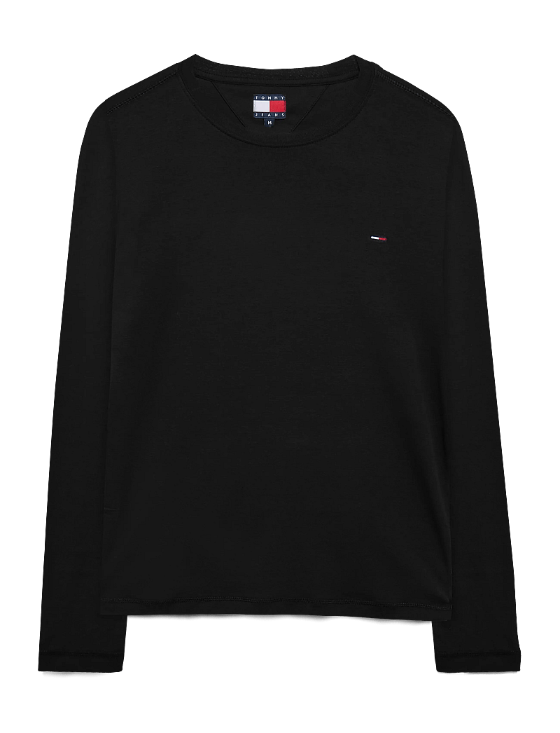 Tommy Jeans - TJM ORIGINAL RIB LONGSLEEVE TEE - t-shirts à manches longues - tommy black - 2