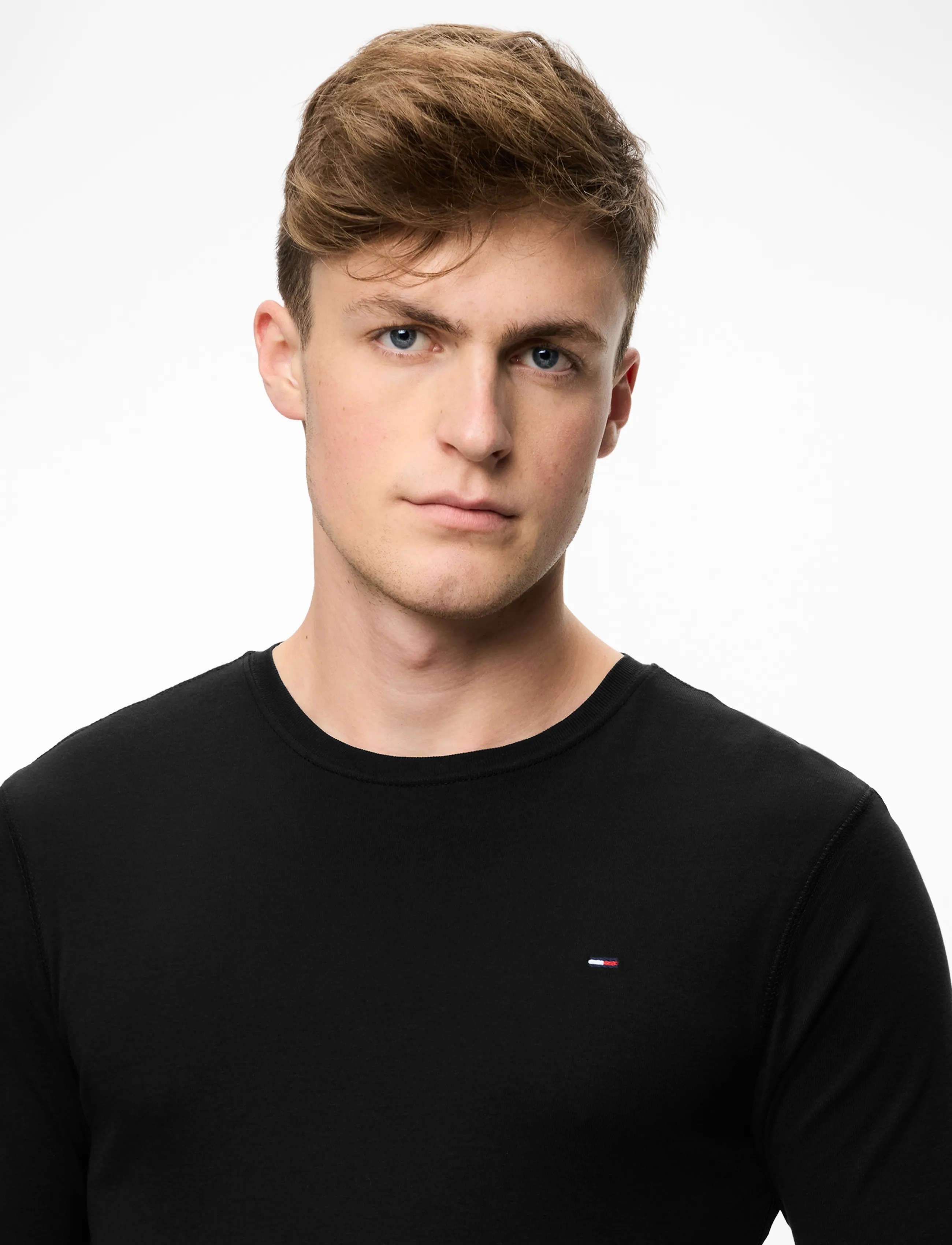 TOMMY JEANS Tjm Original Rib Longsleeve Tee långärmade t-shirts herr – bild 8