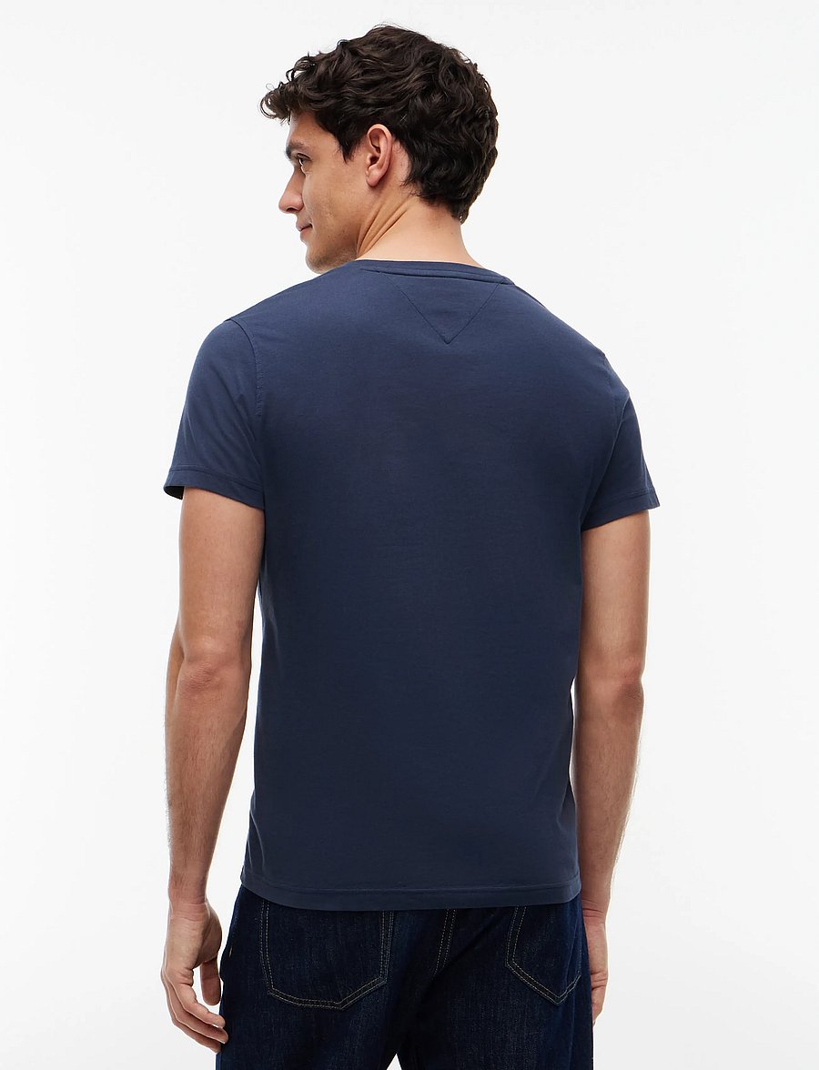 Tommy Jeans - TJM ORIGINAL JERSEY V NECK TEE - v-ringade t-shirts - black iris - 2