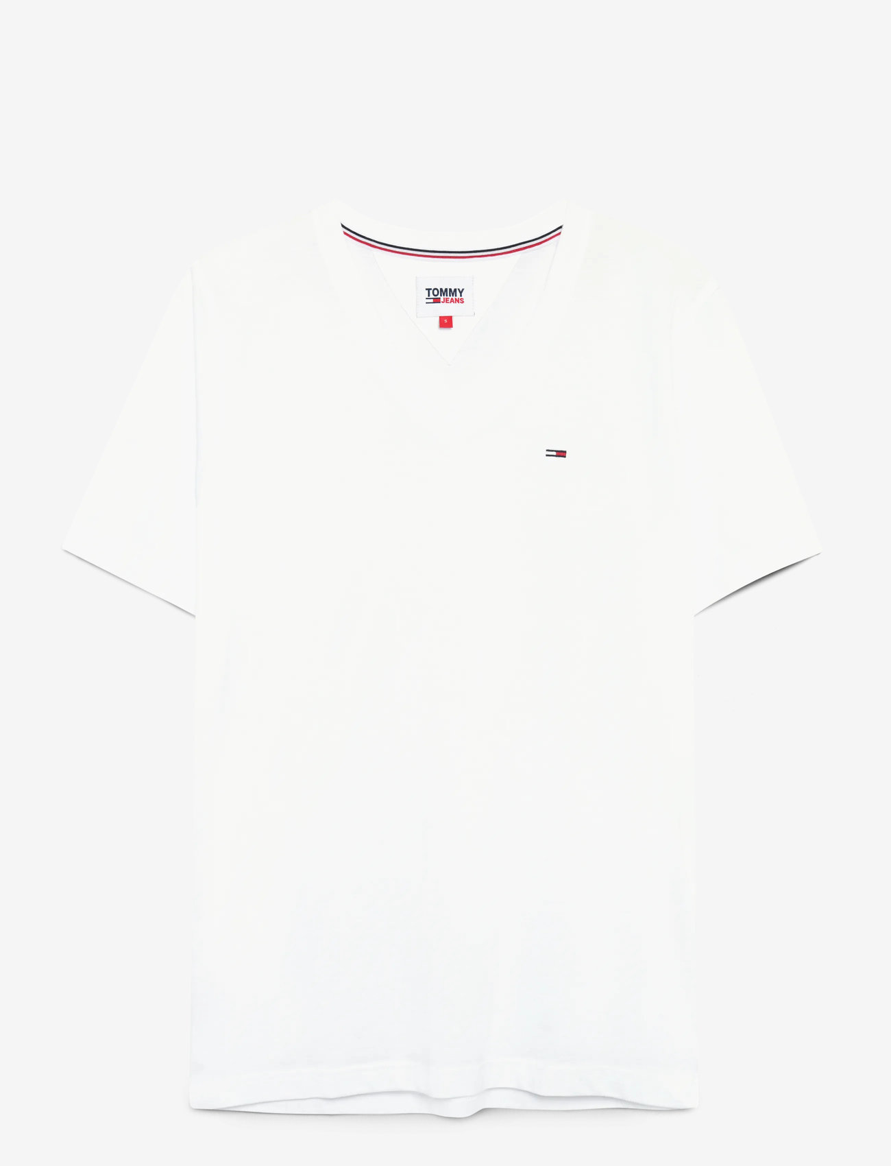 Tommy Jeans - TJM ORIGINAL JERSEY V NECK TEE - v-ringade t-shirts - classic white - 2