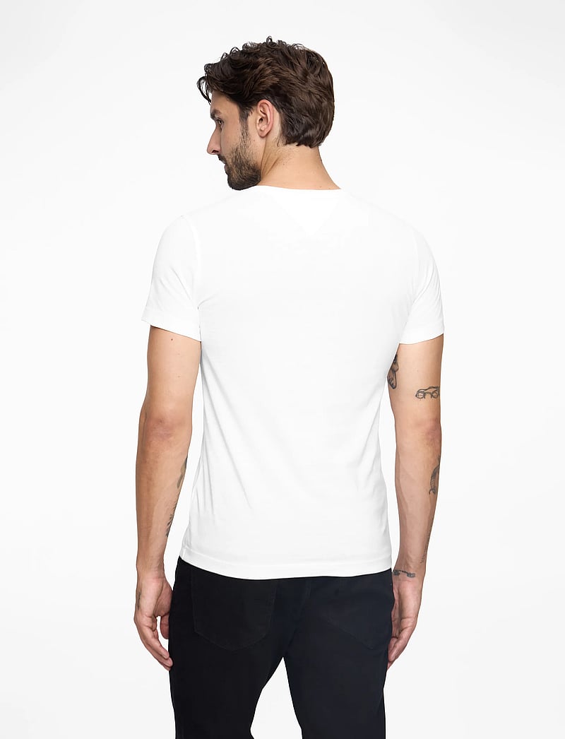 Tommy Jeans - TJM ORIGINAL JERSEY V NECK TEE - v-ringade t-shirts - classic white - 5