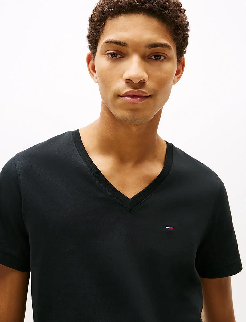 Tommy Jeans - TJM ORIGINAL JERSEY V NECK TEE - v-ringade t-shirts - tommy black - 4