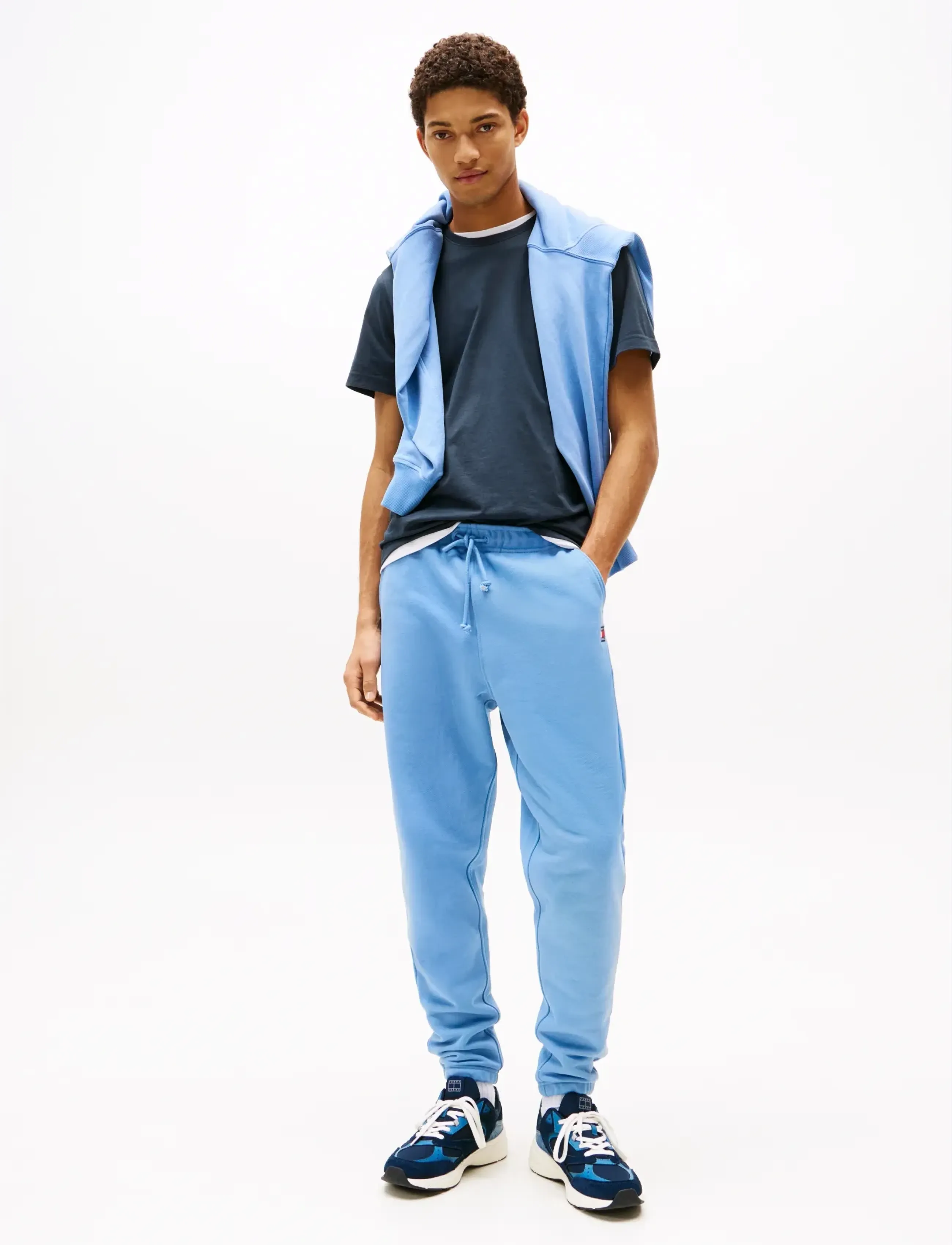 TJM XSLIM JERSEY TEE - BLACK IRIS