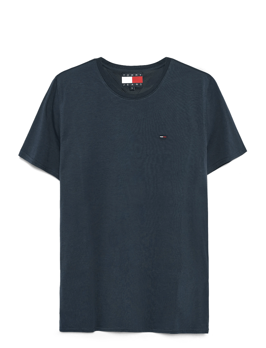 Tommy Jeans - TJM XSLIM JERSEY TEE - t-krekli ar īsām piedurknēm - black iris - 2