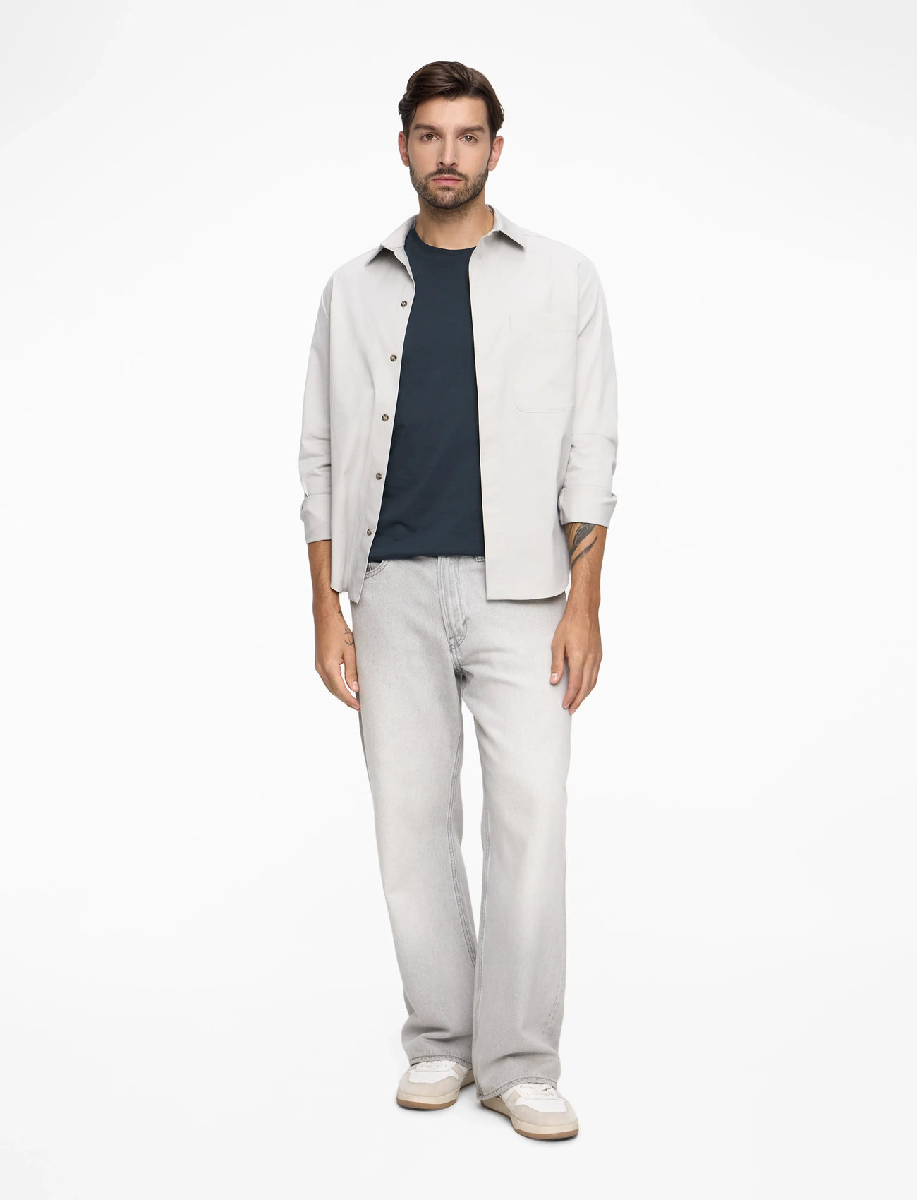 Tommy Jeans - TJM SLIM JERSEY TEE - krótki rękaw - black iris - 3