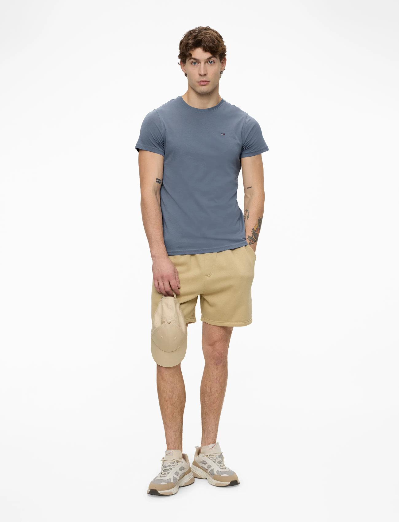 Tommy Jeans - TJM XSLIM JERSEY TEE - lyhythihaiset - blue moment - 2