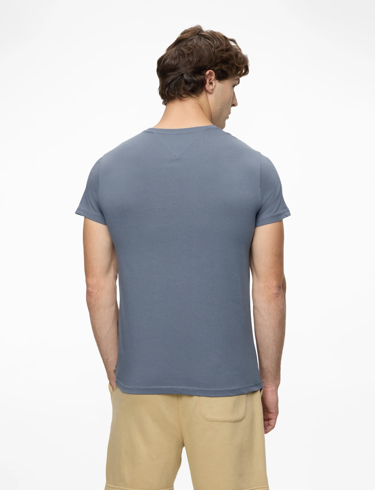 Tommy Jeans - TJM XSLIM JERSEY TEE - lyhythihaiset - blue moment - 4
