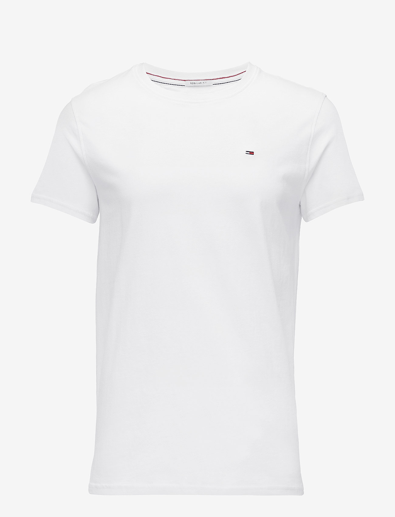 Tommy Jeans - TJM XSLIM JERSEY TEE - kortærmede t-shirts - classic white - 0