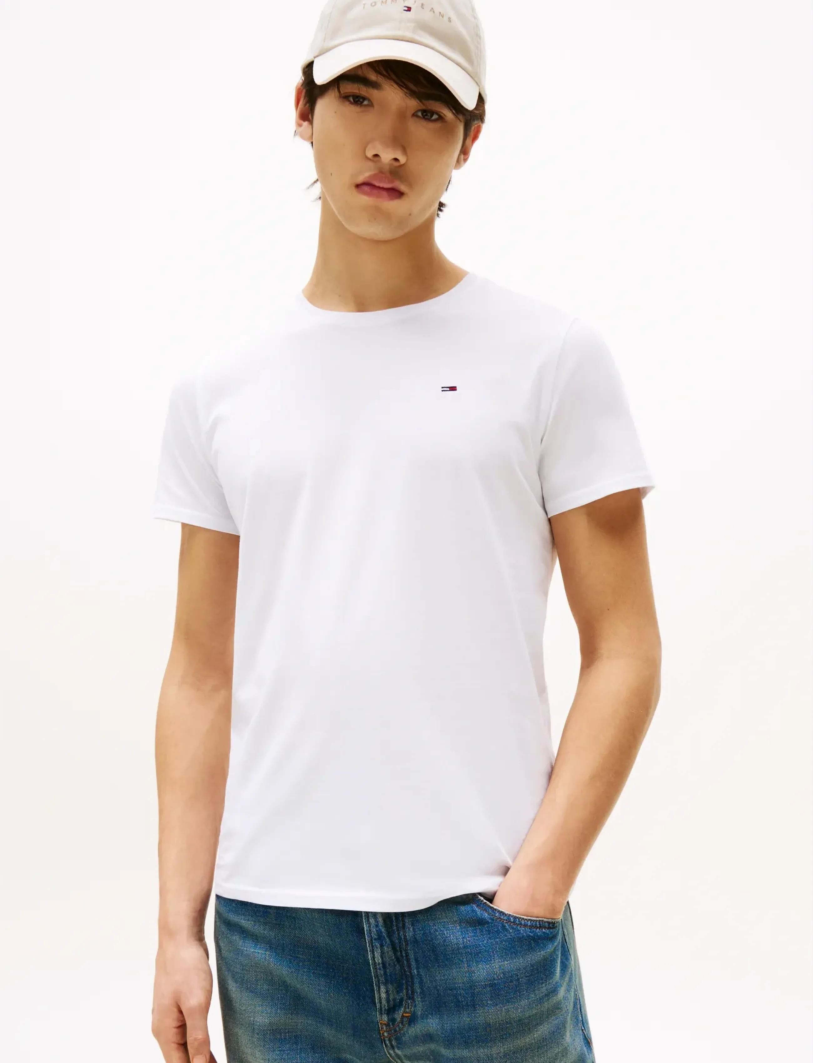 TOMMY JEANS Tjm Xslim Jersey Tee Ext t-shirts - bas herr – bild 6