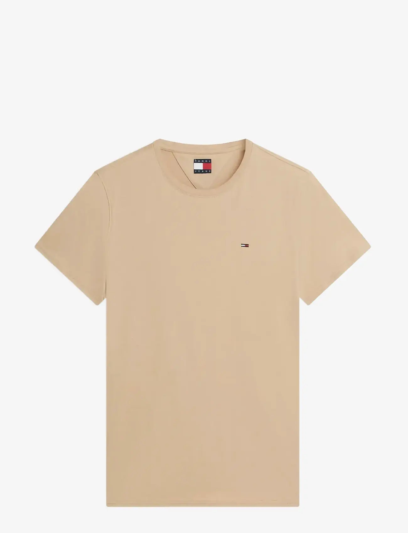Tommy Jeans - TJM XSLIM JERSEY TEE - kortærmede t-shirts - gentle gold - 1