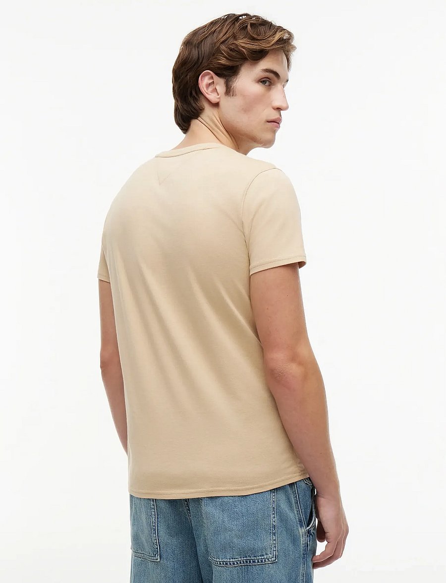 Tommy Jeans - TJM XSLIM JERSEY TEE EXT - kurzärmelige t-shirts - gentle gold - 2