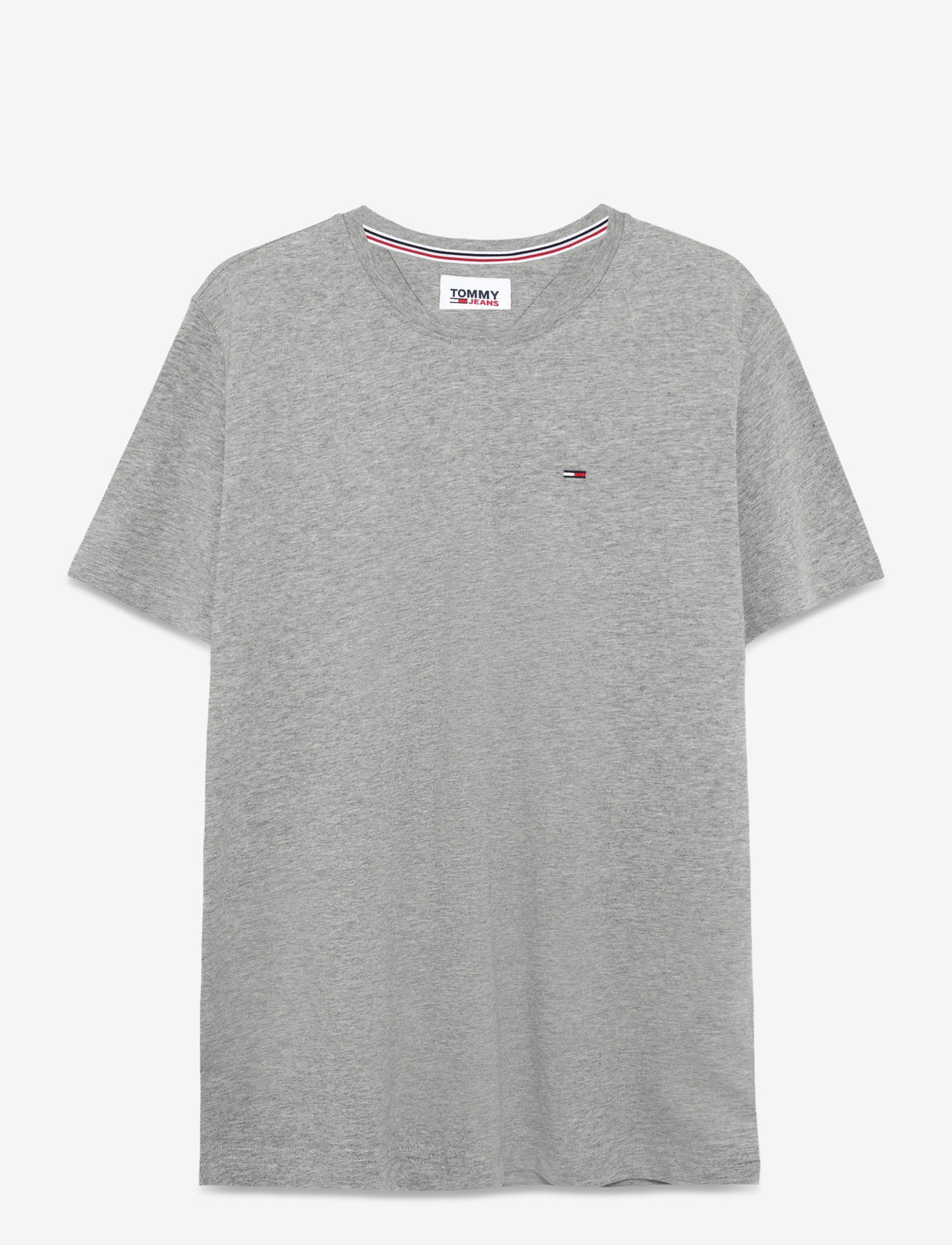 Tommy Jeans - TJM XSLIM JERSEY TEE EXT - short-sleeved t-shirts - lt grey htr - 2
