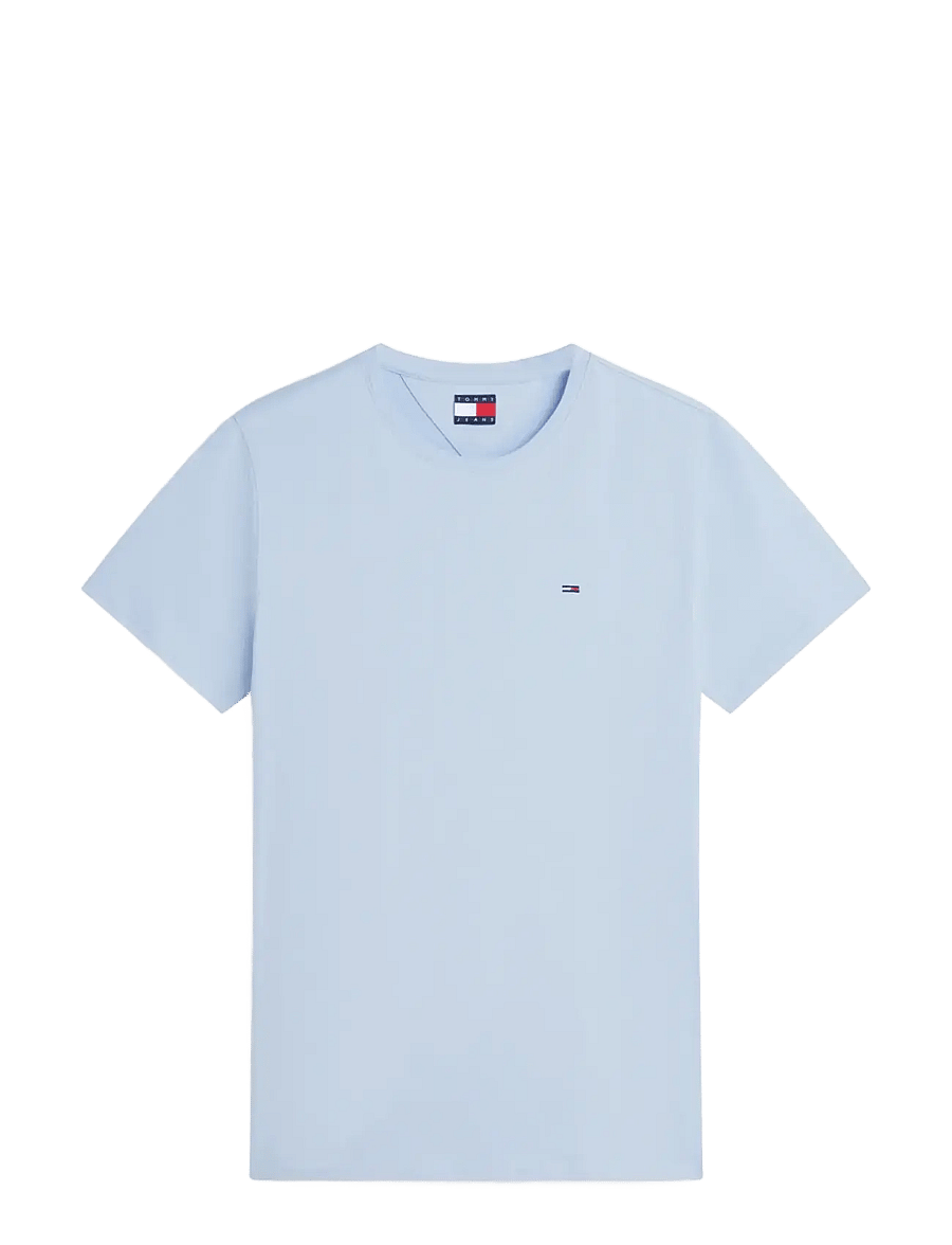 Tommy Jeans - TJM XSLIM JERSEY TEE EXT - kurzärmelige t-shirts - moonlight iris - 1