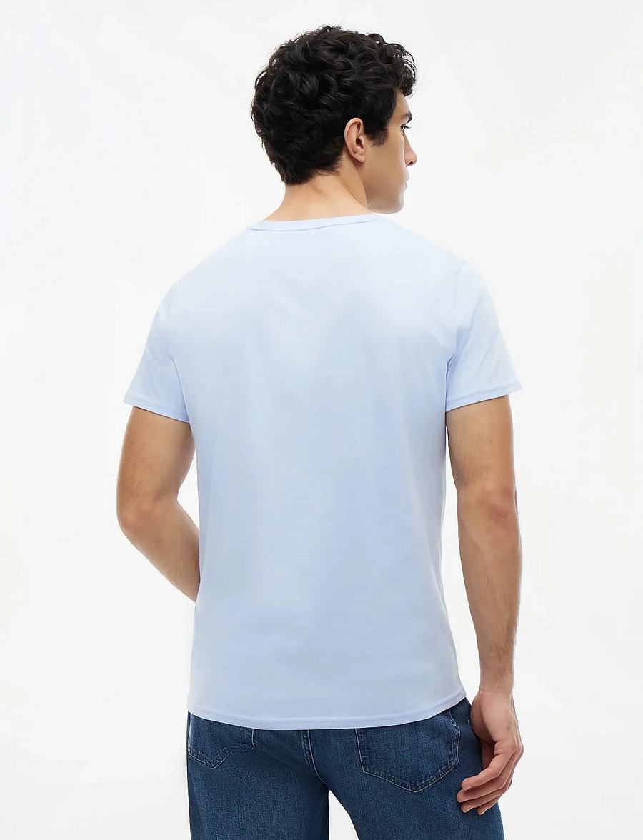 Tommy Jeans - TJM XSLIM JERSEY TEE EXT - kurzärmelige t-shirts - moonlight iris - 2