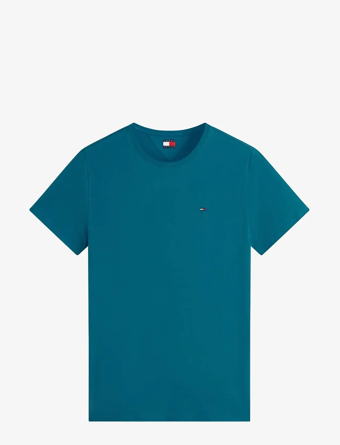 Tommy Jeans - TJM XSLIM JERSEY TEE - kortærmede t-shirts - polar teal - 1