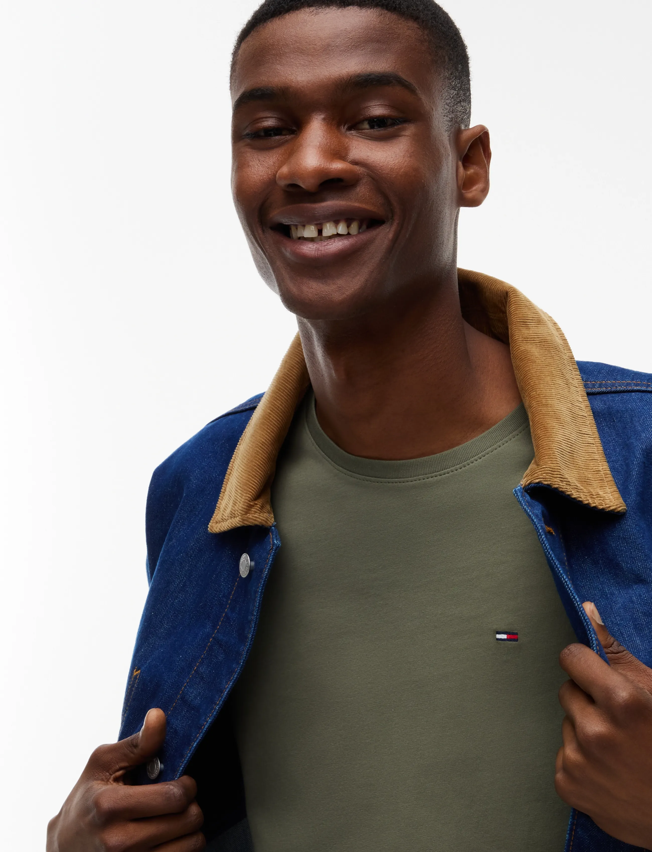 Tommy Jeans - TJM XSLIM JERSEY TEE EXT - kortærmede t-shirts - rocky mountain - 3