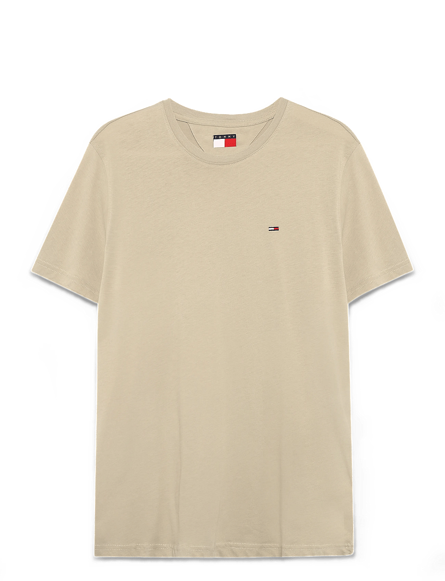 Tommy Jeans - TJM XSLIM JERSEY TEE EXT - kurzärmelige t-shirts - silt - 1